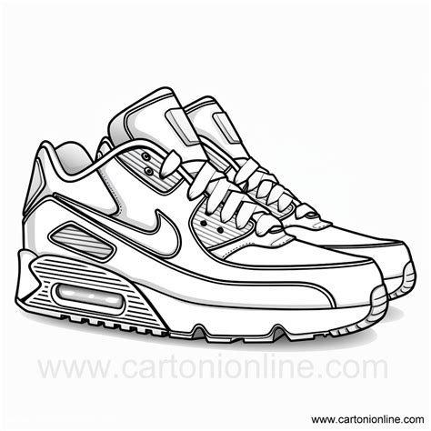 nike schoen tekening